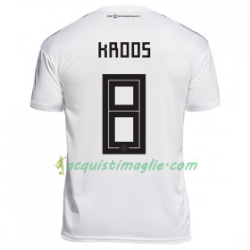 Divisa di Calcio Germania Kroos 8 Prima Mondiali 2018